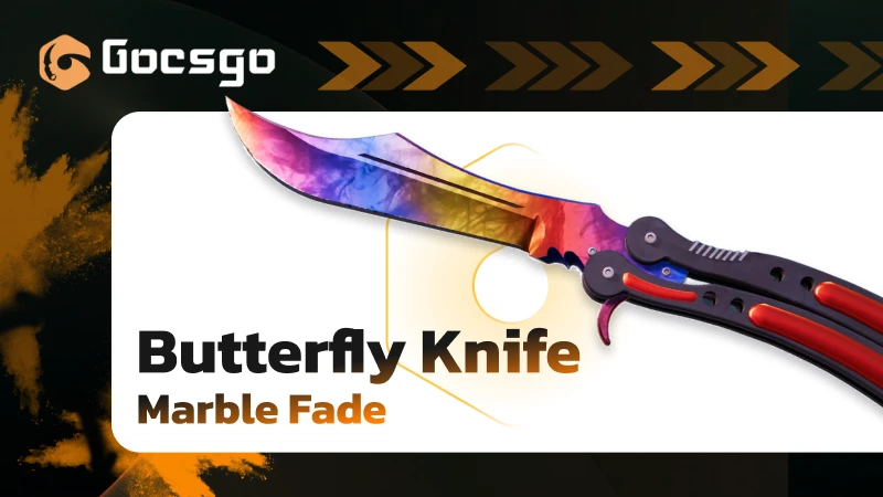 butterfly knife marble fade