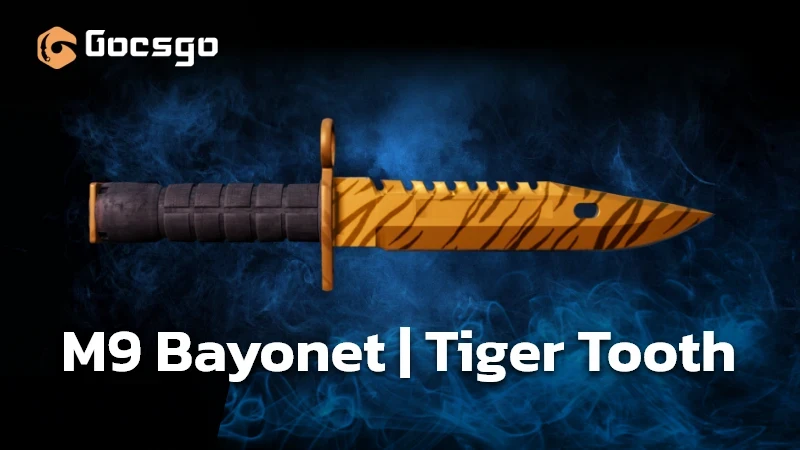 m9 bayonet tiger tooth