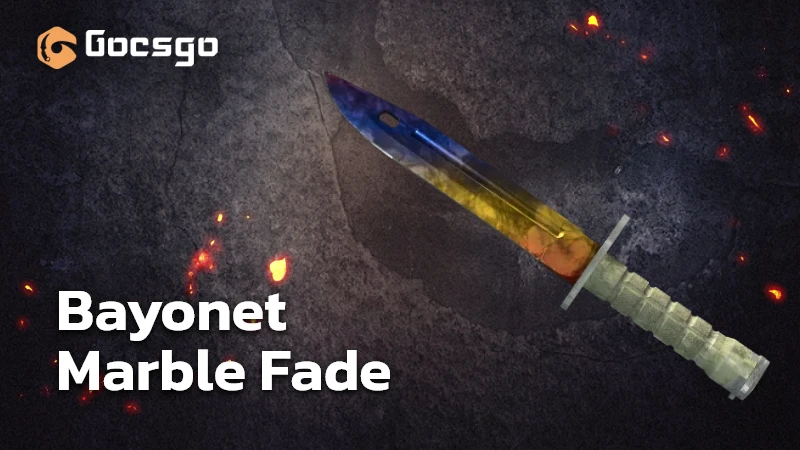 bayonet marble fade