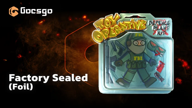 factory sealed (foil)
