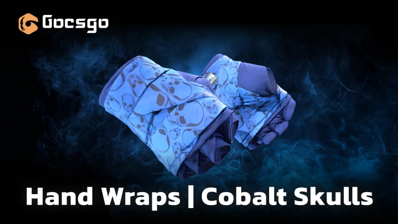 hand wraps cobalt skulls