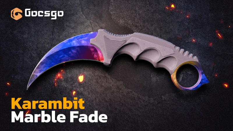 karambit marble fade