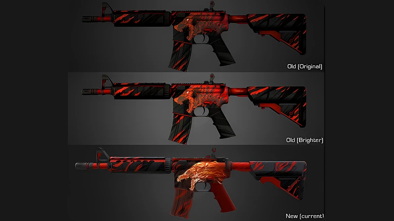 m4a4 howl old and new
