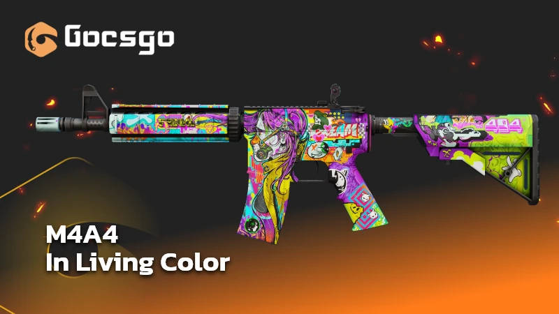 m4a4 in living color