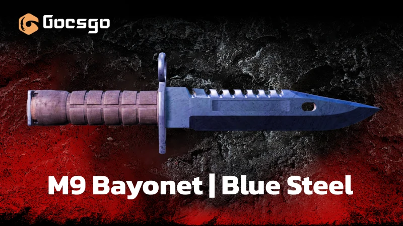m9 bayonet blue steel