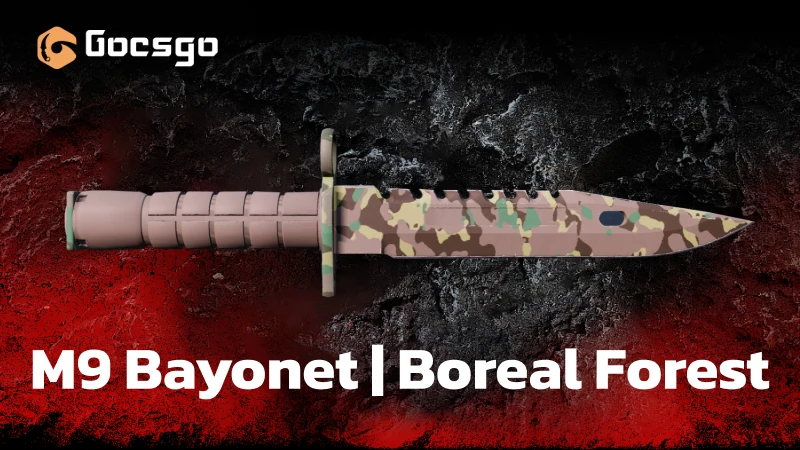 m9 bayonet boreal forest