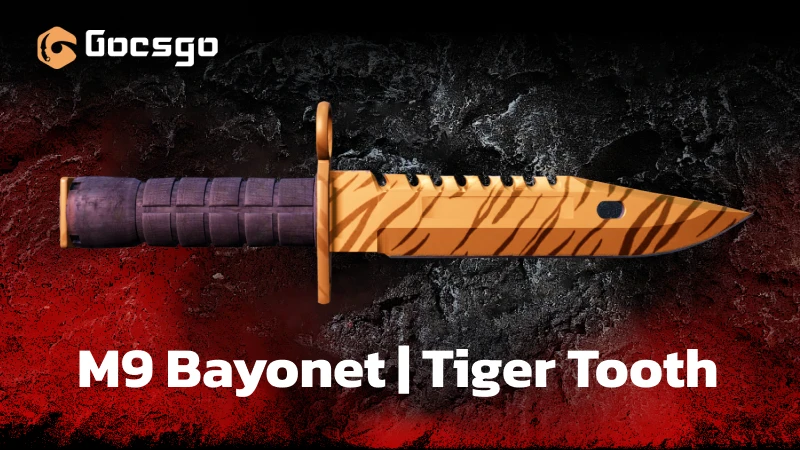 m9 bayonet tiger tooth