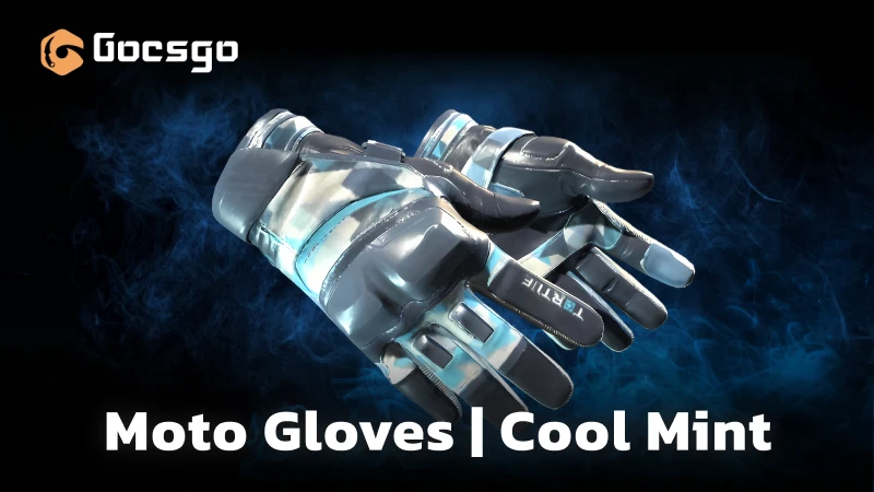 moto gloves cool mint