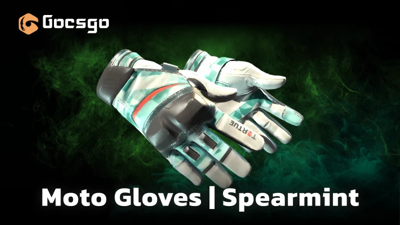 moto gloves spearmint