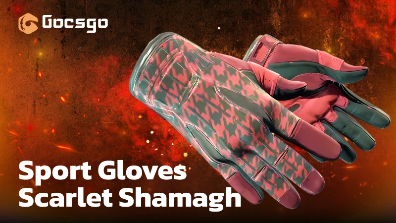 sport gloves scarlet Shamagh