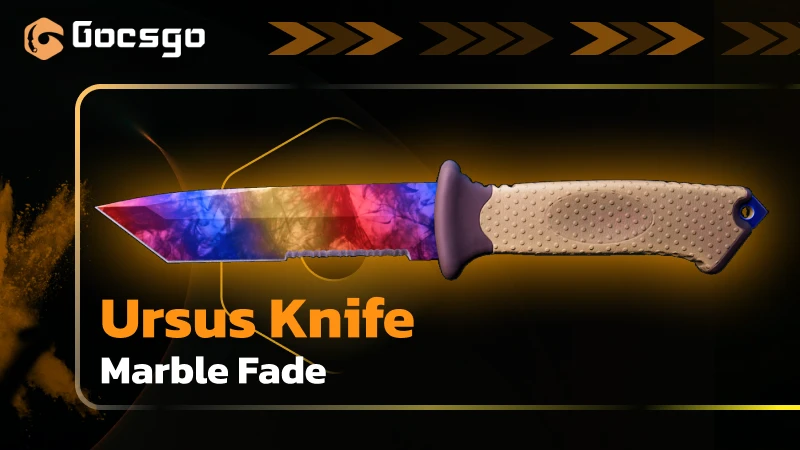 ursus knife marble fade