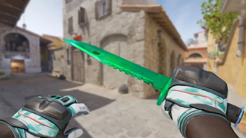 m9 bayonet emerald