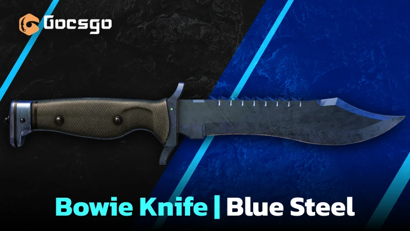 bowie knife | blue steel