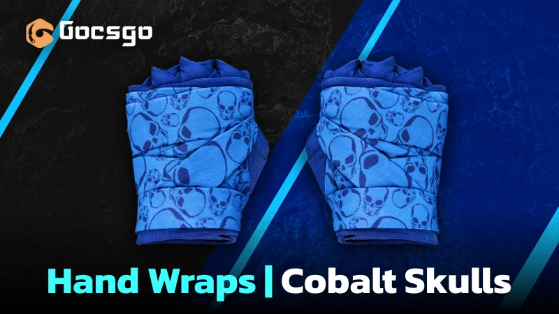 hand wraps | cobalt skulls