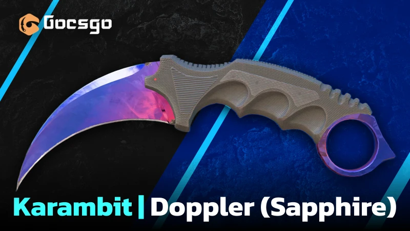 karambit | doppler (sapphire)
