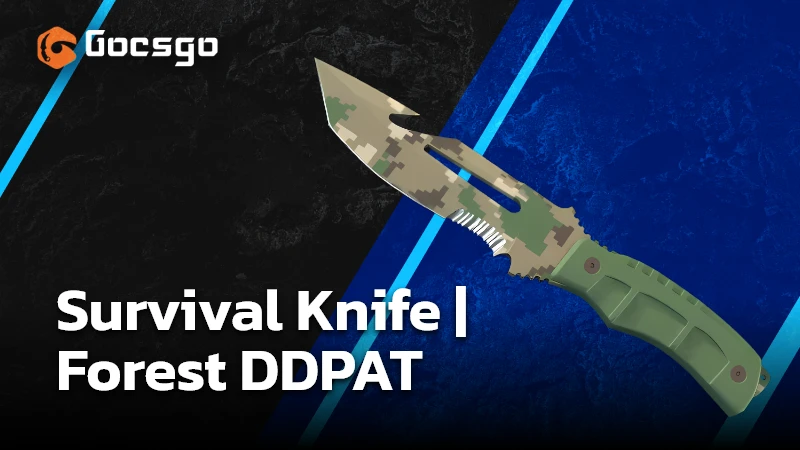 survival knife forest ddpat