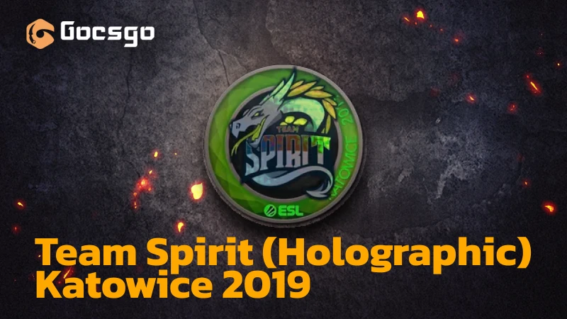team spirit (holographic) | katowice 2019