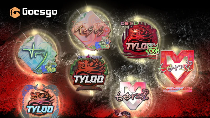 tournament holo stickers