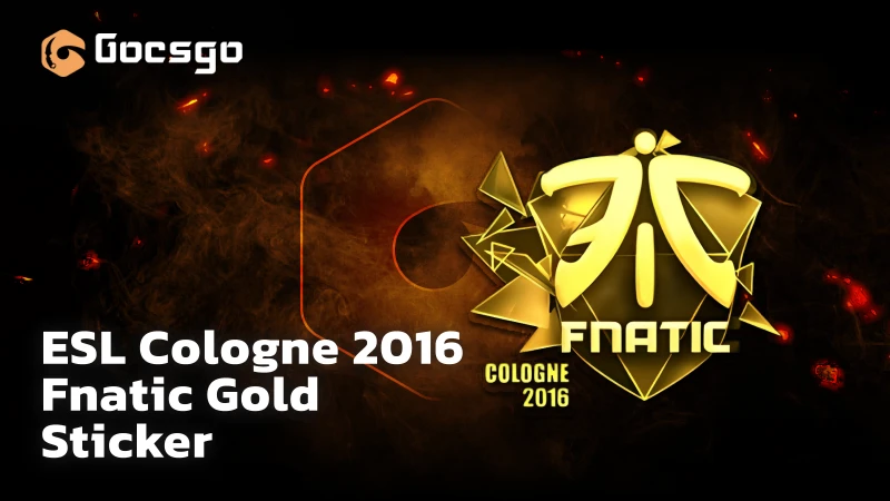 esl cologne 2016 fnatic gold sticker