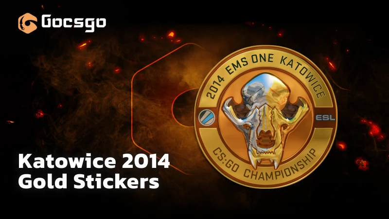 katowice 2014 gold stickers