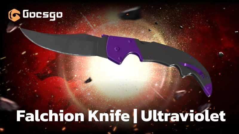 falchion knife _ ultraviolet