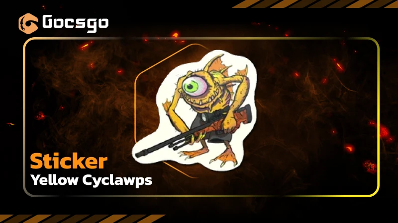 sticker _ yellow cyclawps