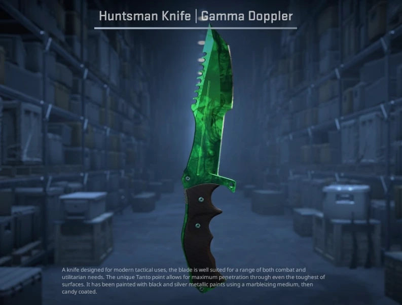 huntsman knife gamma doppler